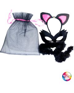 Kit accessoires chatte noire