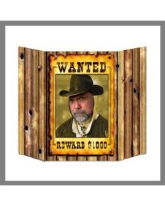 Paravent pour décor photo wanted - thème Western