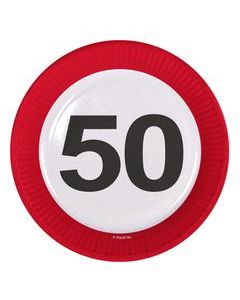 Assiette anniversaire - 50 ans