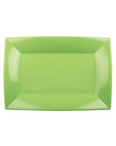 assiettes goldplast vert anis