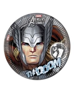 8 assiettes Avengers Thor