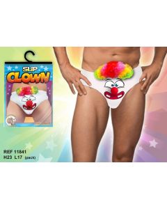 Slip Comique – Tête de Clown