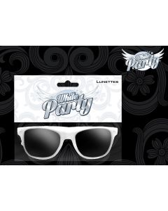 Lunettes white party