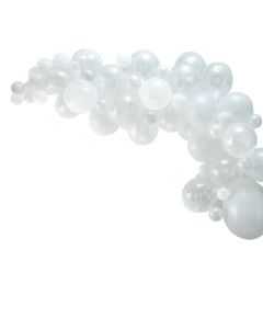 guirlande de ballon mariage blanc