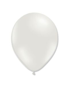 100 ballons unis - blanc