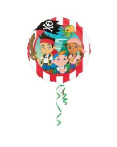 Ballon hélium rond - Jake et les pirates