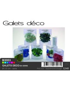Galets déco de couleur