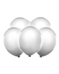 5 ballons led blanc