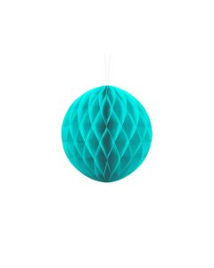 boule chinoise alvéolée turquoise