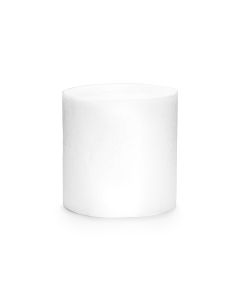 4 rubans crépon blanc