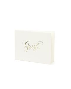 livre d'or "guests" crème
