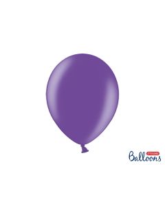 100 ballons 12 cm - violet métallisé