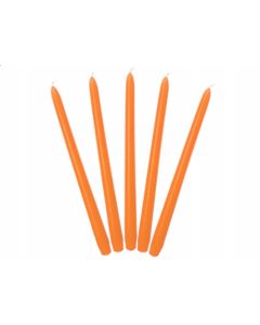 10 bougies flambeau orange