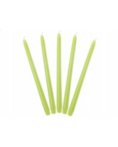 10 bougies flambeau pistache mat