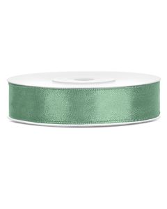 Ruban satin 12 mm - vert foncé