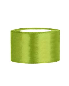 Ruban satin 38 mm - vert pomme