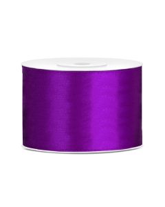 Ruban satin 50 mm - violet