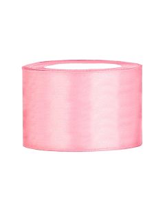 Ruban satin 50 mm - rose