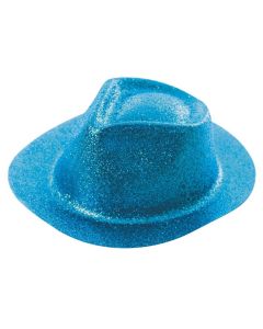 Borsalino bleu à paillettes