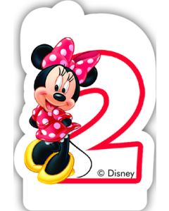 Bougie Minnie age 2 ans