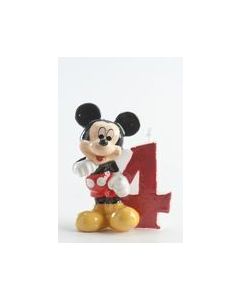 Bougie Mickey Mouse - Chiffre 4
