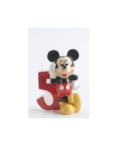 bougie mickey chiffre 5 à prix choc