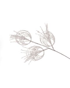 branche triple cercle blanche