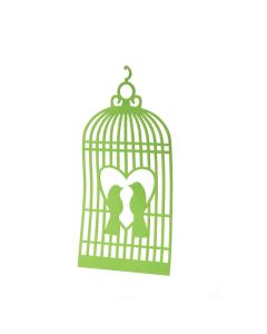 cage oiseaux verte