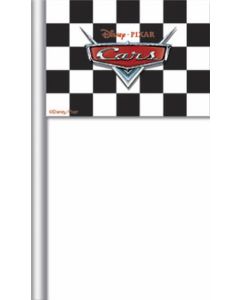 4 drapeaux Cars Néon