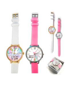 Montre licorne or