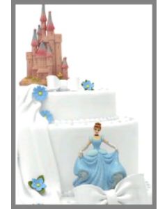 Decor figurine en sucre cendrillon