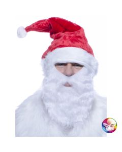 Bonnet Père Noël avec barbe
