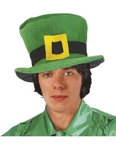 Chapeau velours haut de forme Saint Patrick adulte