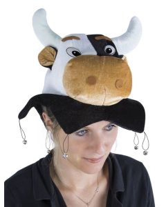  Chapeau velours tête de vache adulte 