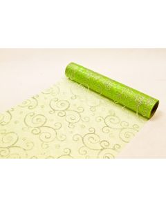 Rouleau organza « Sable » menthe