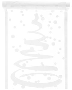 Chemin de table sapin BLANC