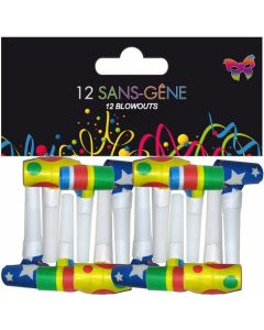 12 sans-gênes colorés