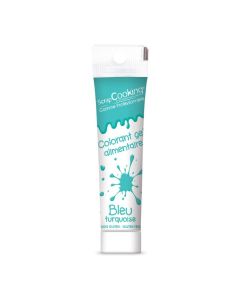 Gel colorant bleu turquoise 20 gr