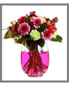 Colorant floral pour eau rose
