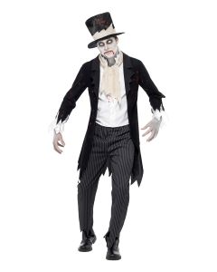 Déguisement homme zombie marié de la mort 