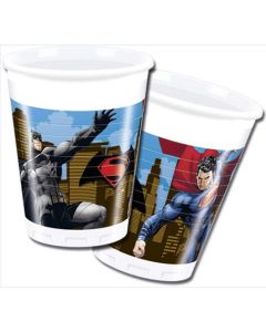 8 gobelets Batman vs Superman