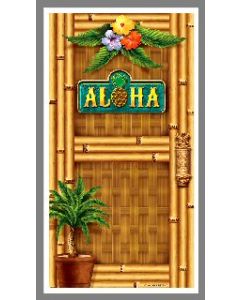 Décoration de porte Aloha - Thème Hawai