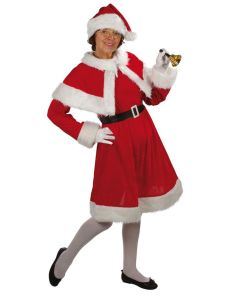 Costume adulte Mère Noël en velours à prix discount