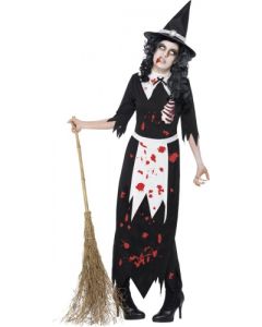 Déguisement femme zombie sorcière de Salem  (1)