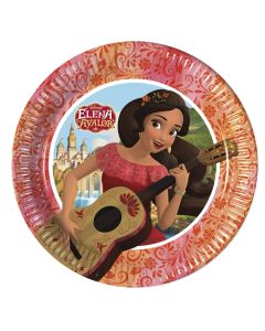 8 assiettes elena d'avalor 20 cm