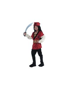 Déguisement garçon Pirate - rouge