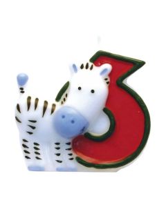 Bougie anniversaire Safari n°6