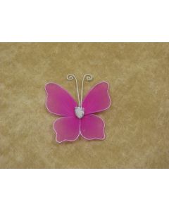 Stickers papillon à armatures GM - fuchsia