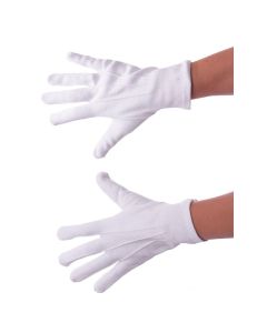 Gants blancs 100% coton