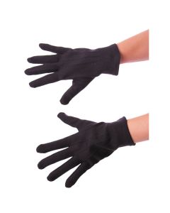 Gants noirs 100% coton